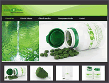 Tablet Screenshot of chlorella-bio.com